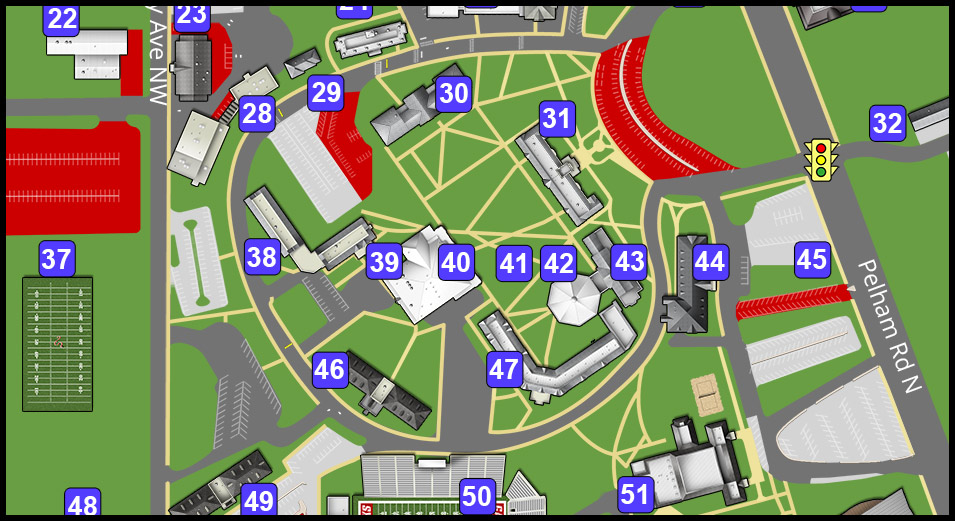 Jsu Campus Map Campus Map