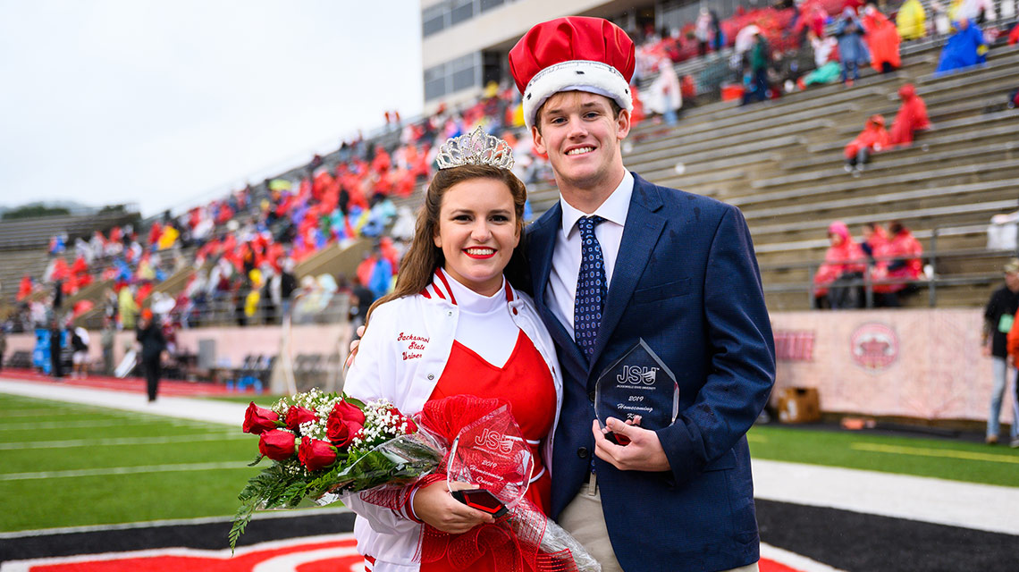 Homecoming Queen and King, Abbie Beattie and Harrison Cheatwood