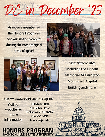 DC in December trip graphic