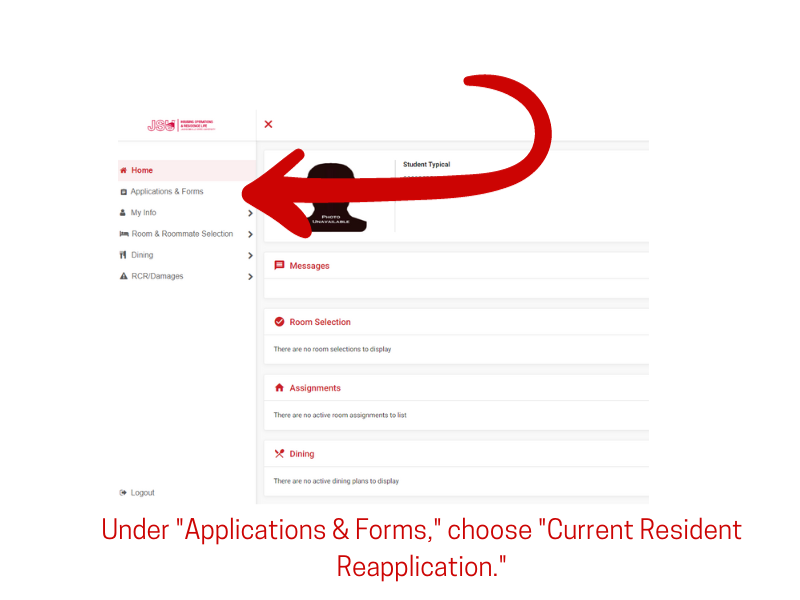 choose current resident application