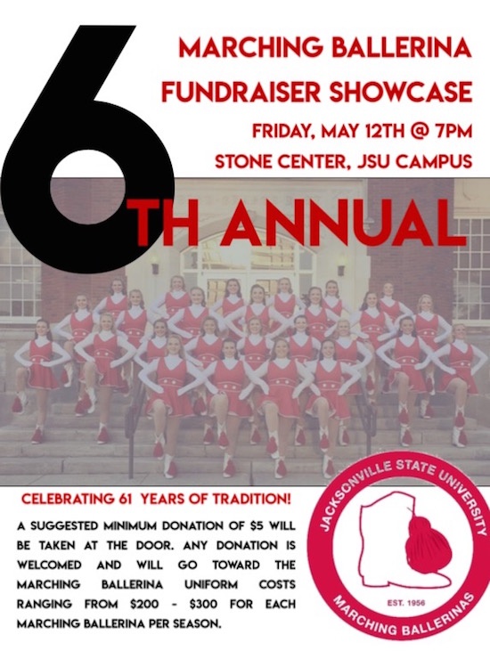 Marching Ballerinas Fundraiser Showcase Flyer