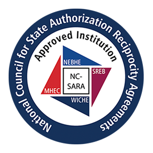 NC-SARA logo indicating JSU's participation in the National Council for State Authorization Reciprocity Agreements (NC-SARA) and JSU's approval as an institution to participate