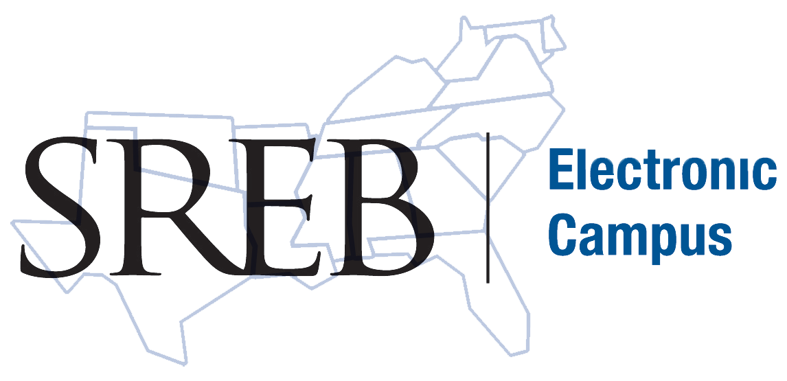 SREB - Electronic Campus logo indicating JSU's membership in the Southern Regional Education Board and participation in the Electronic Campus initiative