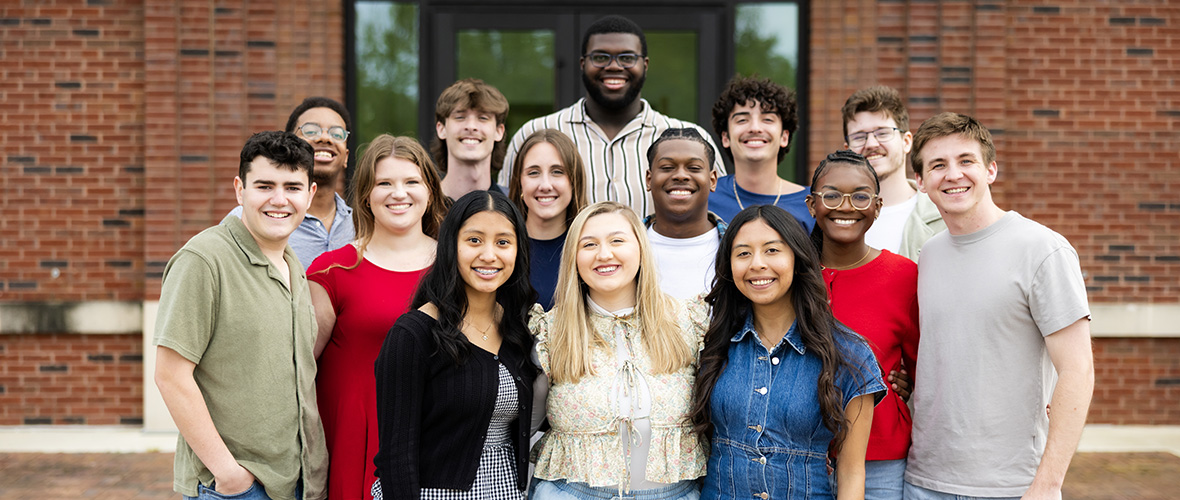 students smiling