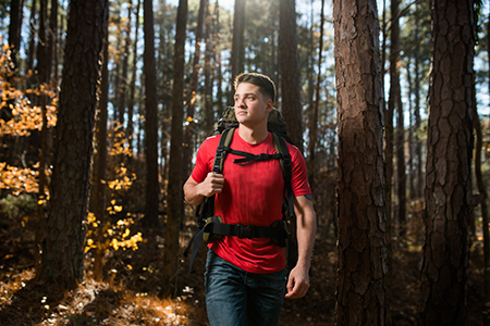 Student Hiking