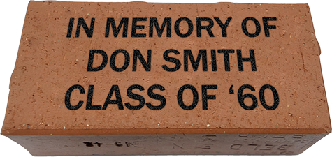 Brick in Memory of Don Smith