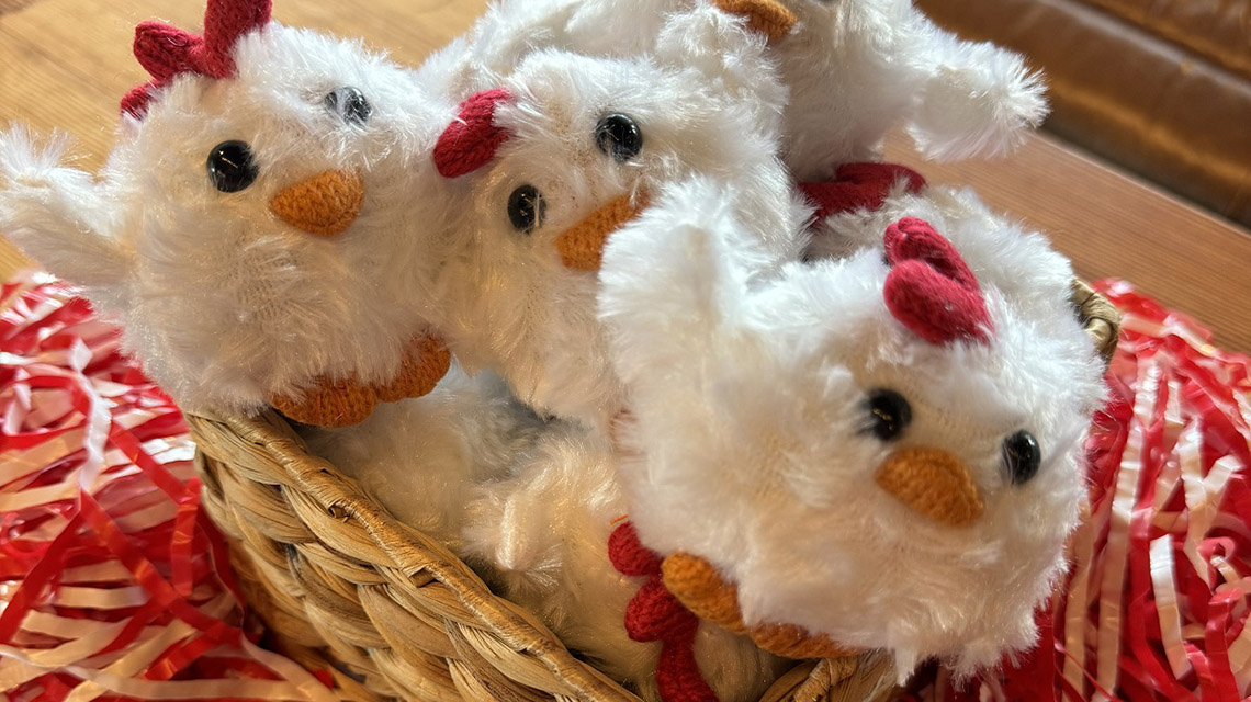 Small handmade Gamecocks