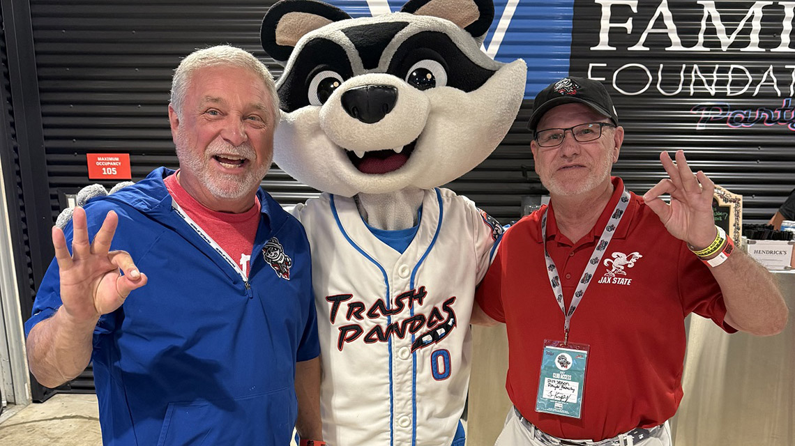 Gamecocks at the Trash Pandas game