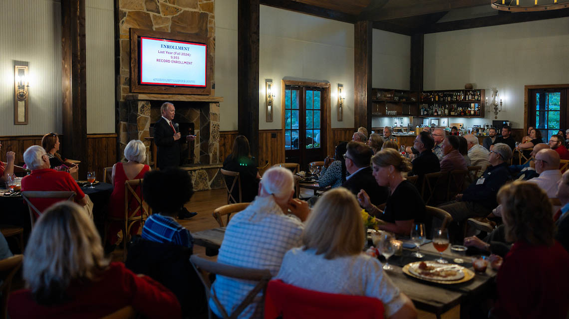 State of the University Presidential Reception at Otter Creek Farmstead and Distillery in Ohatchee
