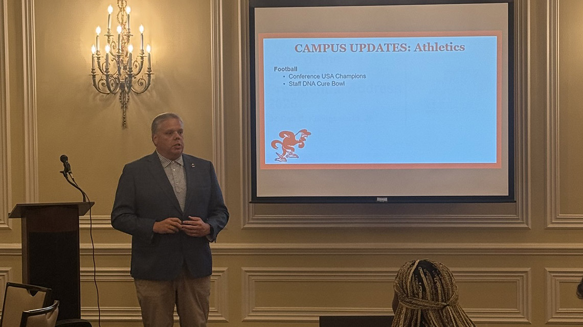 Athletic Director, Greg Seitz, provides an update on athletics