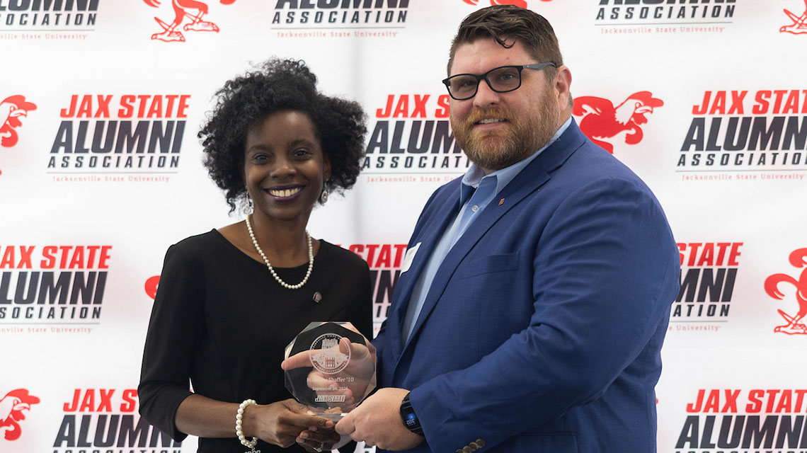 Jacksonville State University recognized its inaugural class of 22 Under 40 Young Alumni
