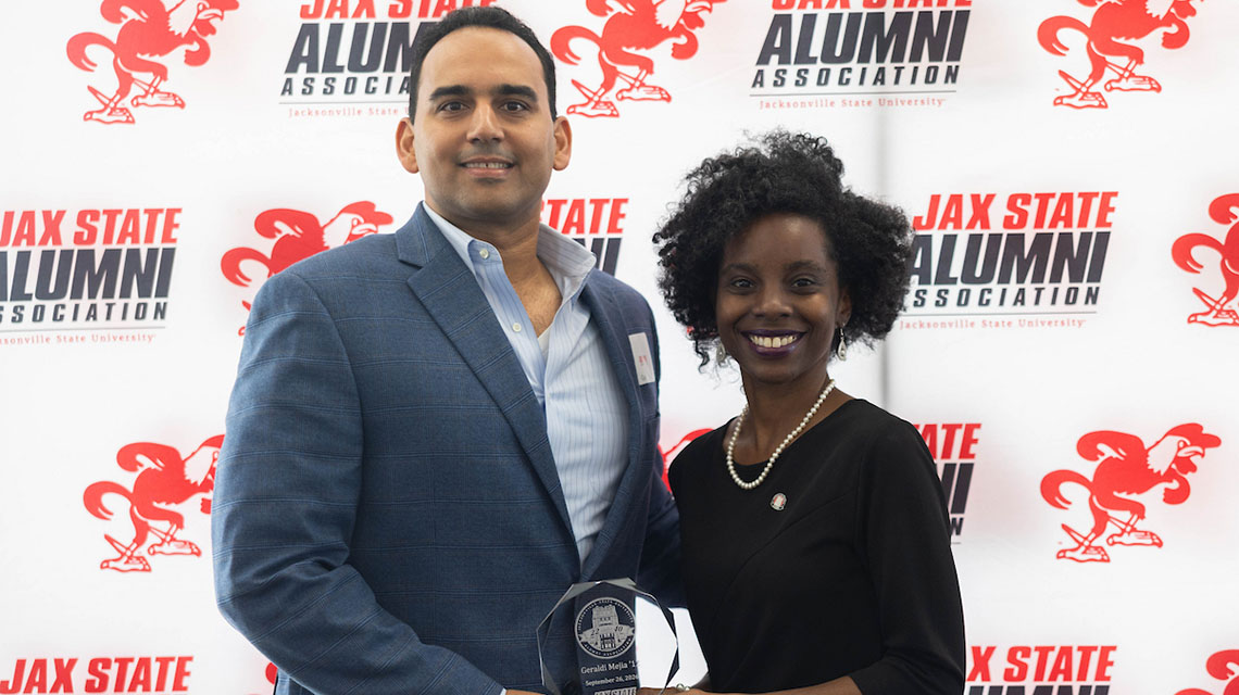 Jacksonville State University recognized its inaugural class of 22 Under 40 Young Alumni