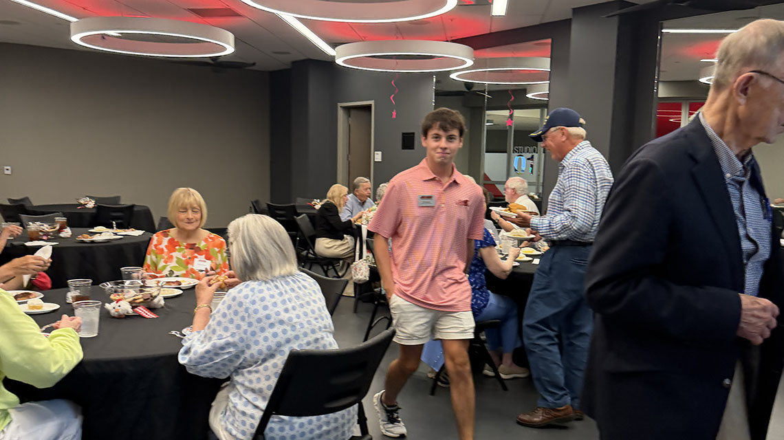 Jax State retirees gathered together for an honorary lunch