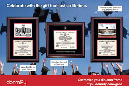 JSU Diploma frames