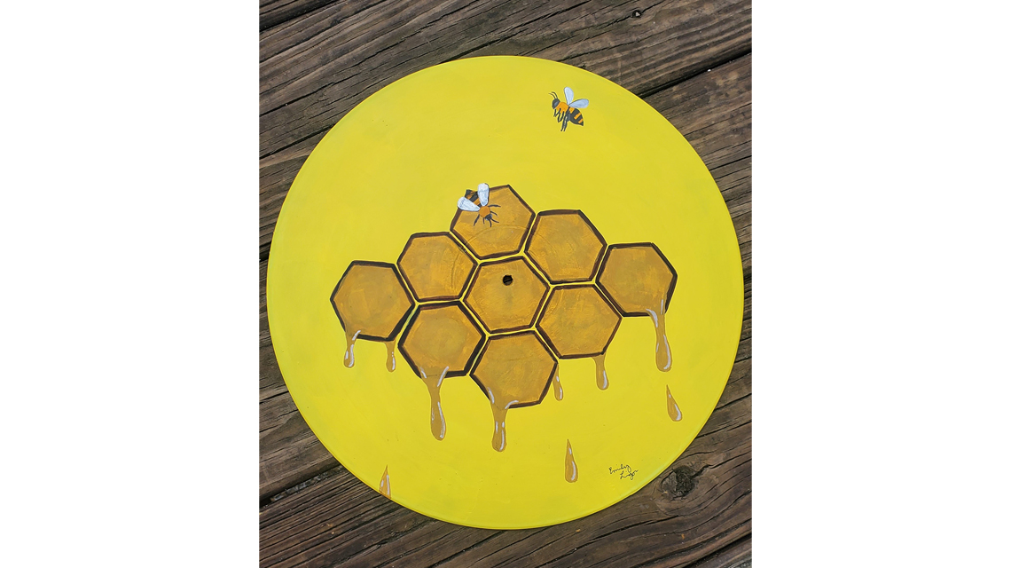 Honey Bee Vinyl by Emily Ligon 