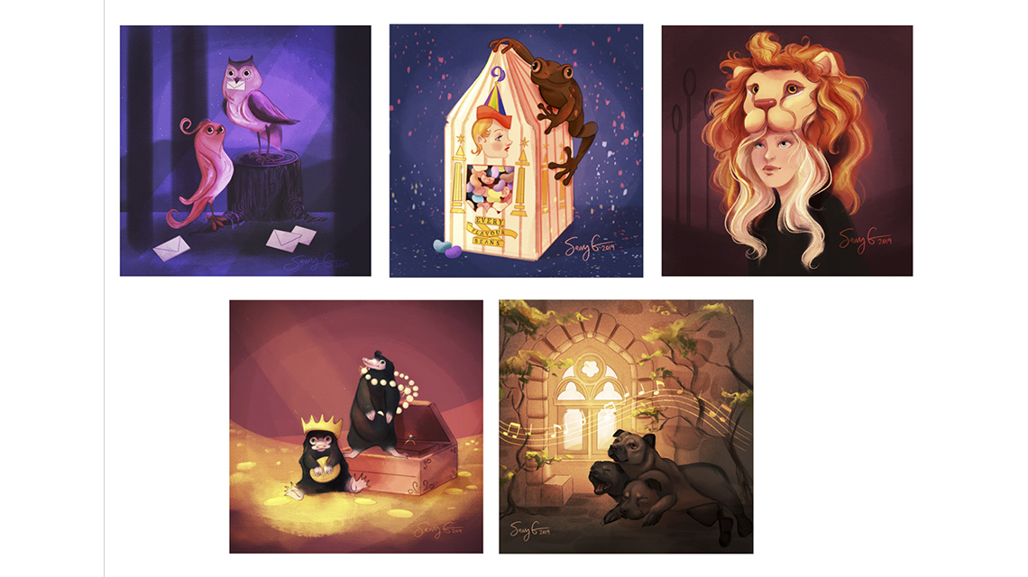 Digital Character Illustrations