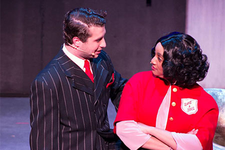 Students in JSU production