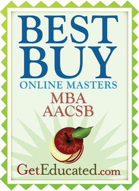 Ranked a Best Buy for Online MBA Program