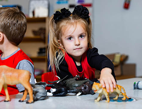 CDC children learning in class