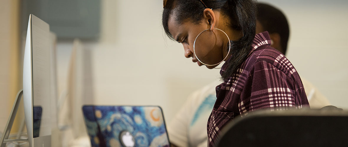 Digital Journalism Student taking notes