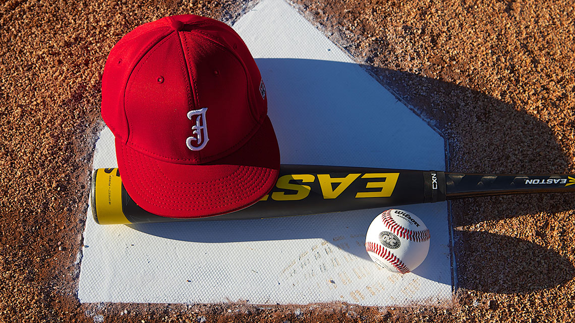 JSU baseball equipment at home plate