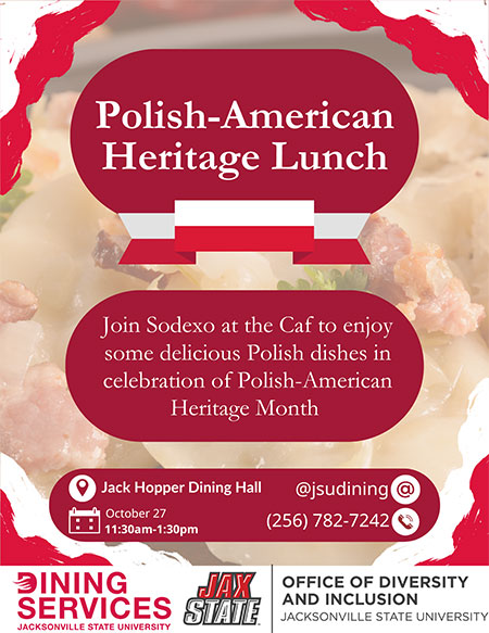 Polish American Heritage Month flyer