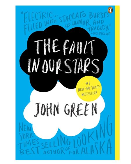 Book cover- fault in our stars
