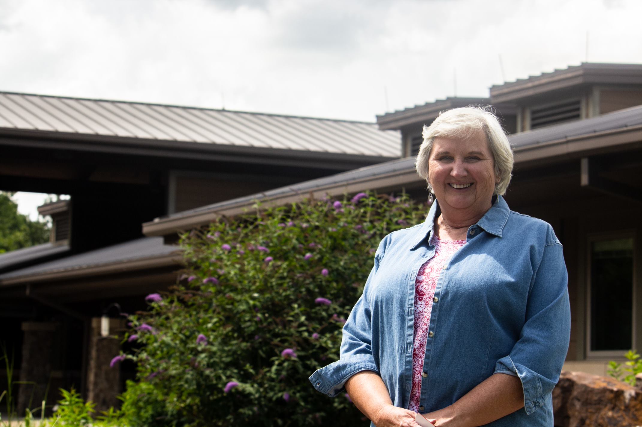 Outdoor photo of Cheryl Tucker Gift Shop Employee