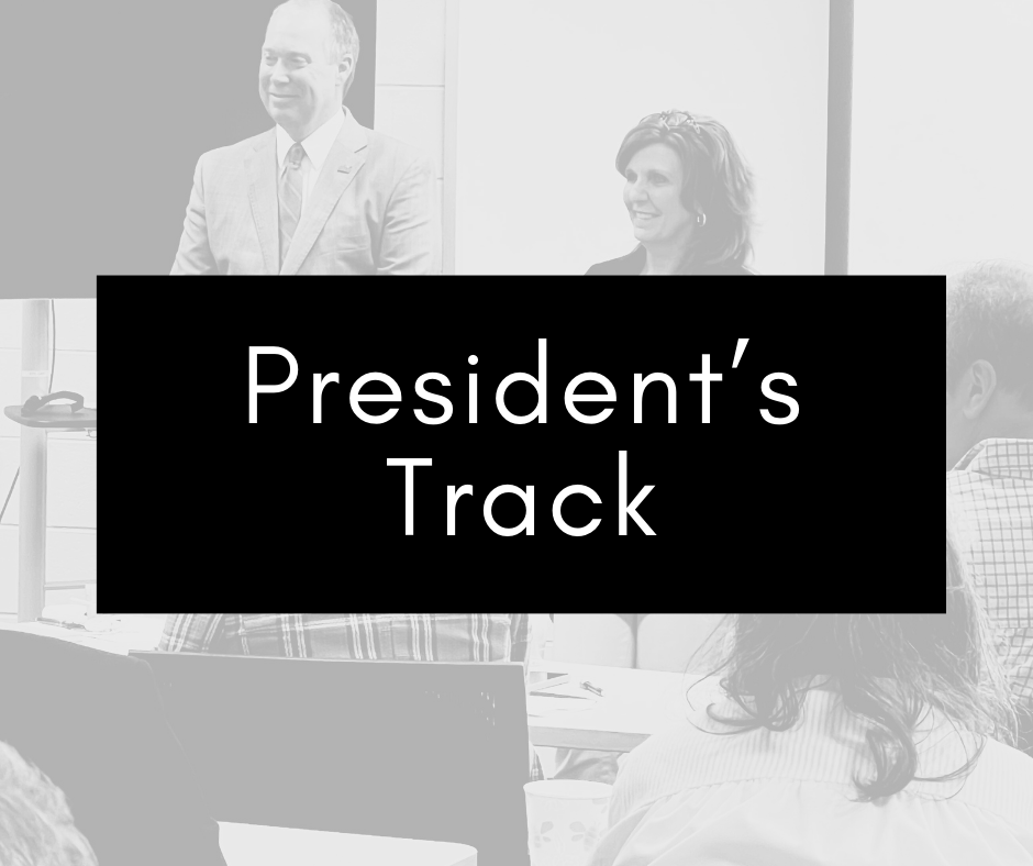 president's track graphic