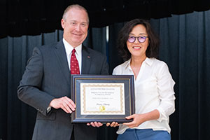 President Killingsworth with Diane Chong