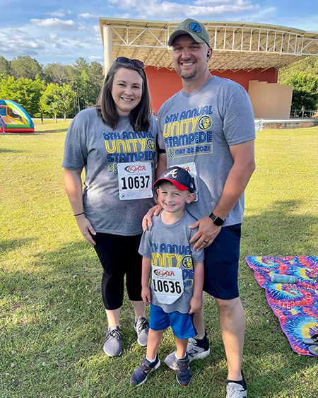 Anthony Glen Caldwell and family