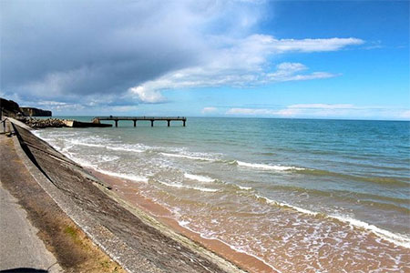 Beach at Normandy, France