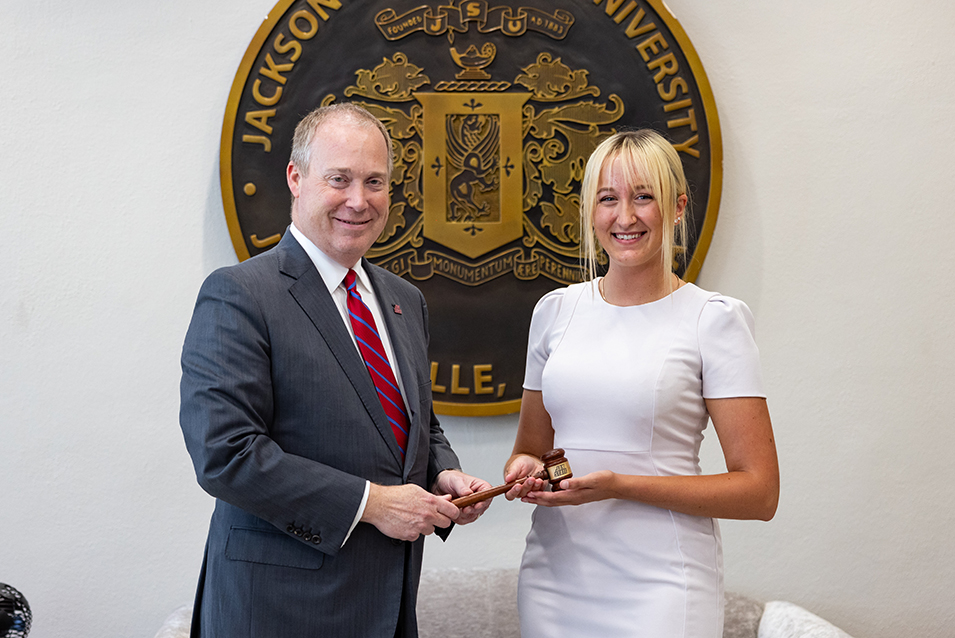 Letson in the President's Office