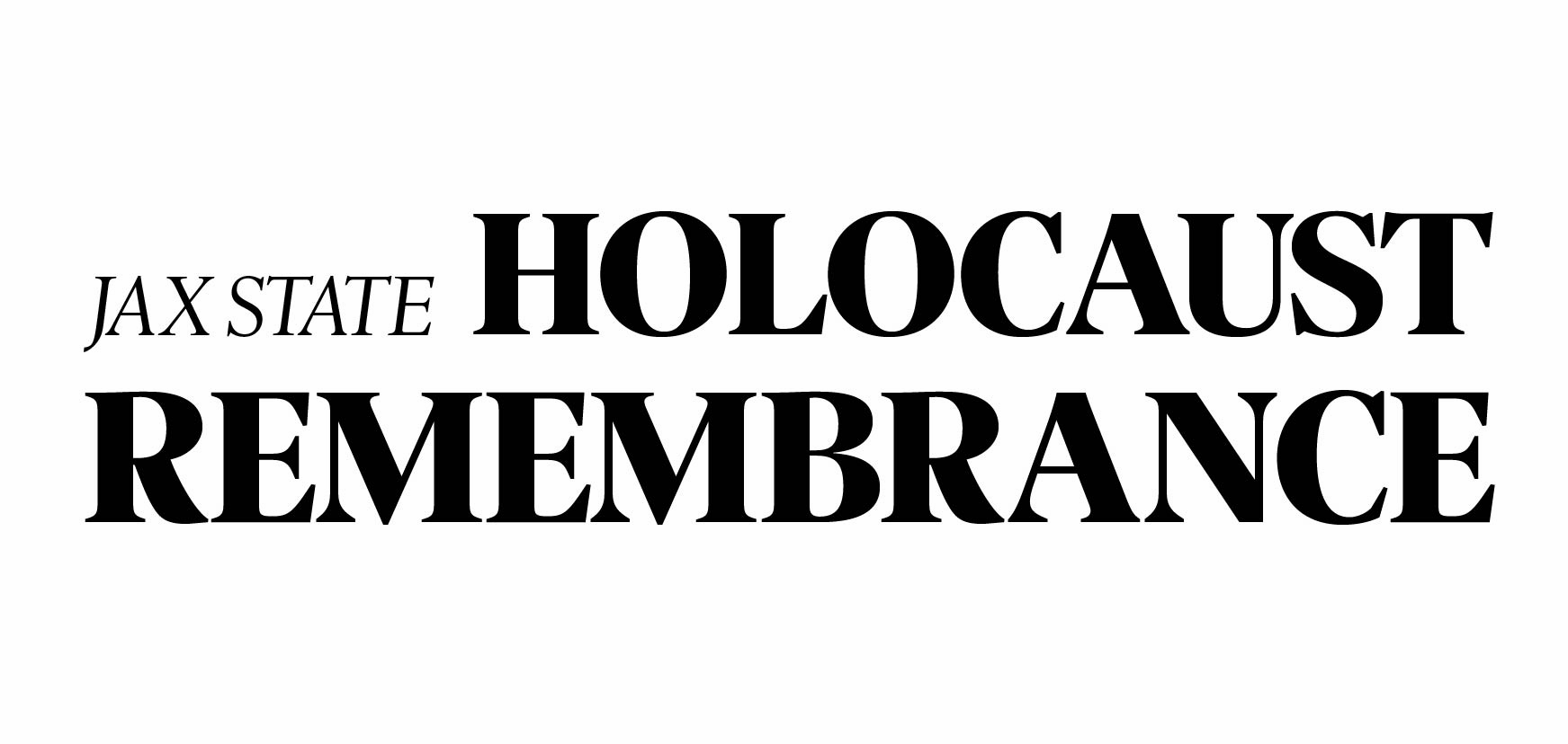 Holocaust Remembrance wordmark