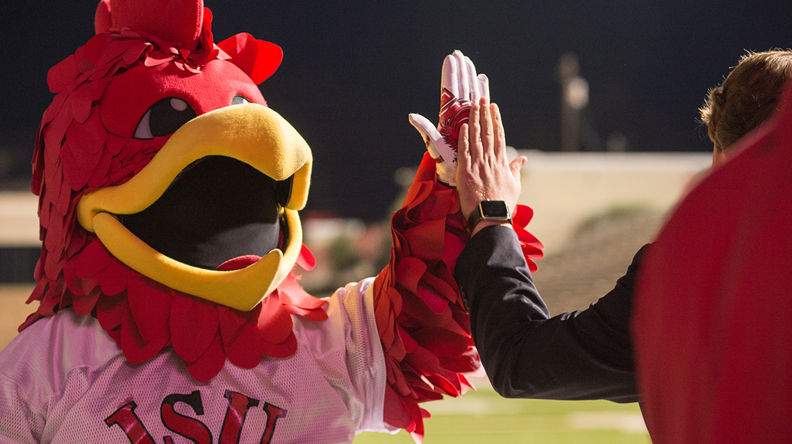 Cocky High-Fiving 