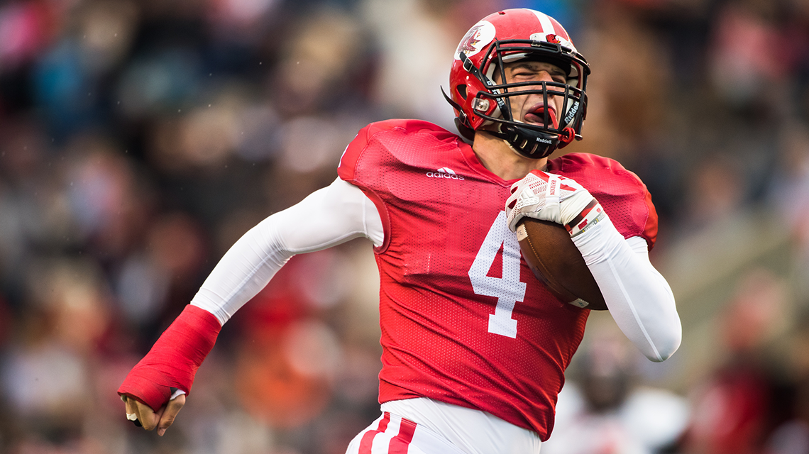 Trae Berry runs the ball