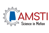 AMSTI Science in Motion logo