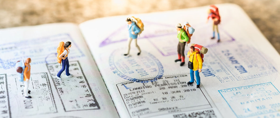 Passport close up