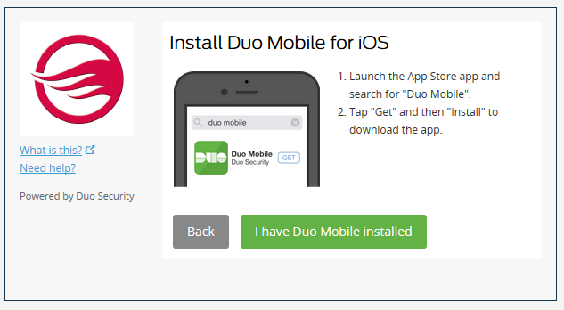 Install Duo Mobile for your device