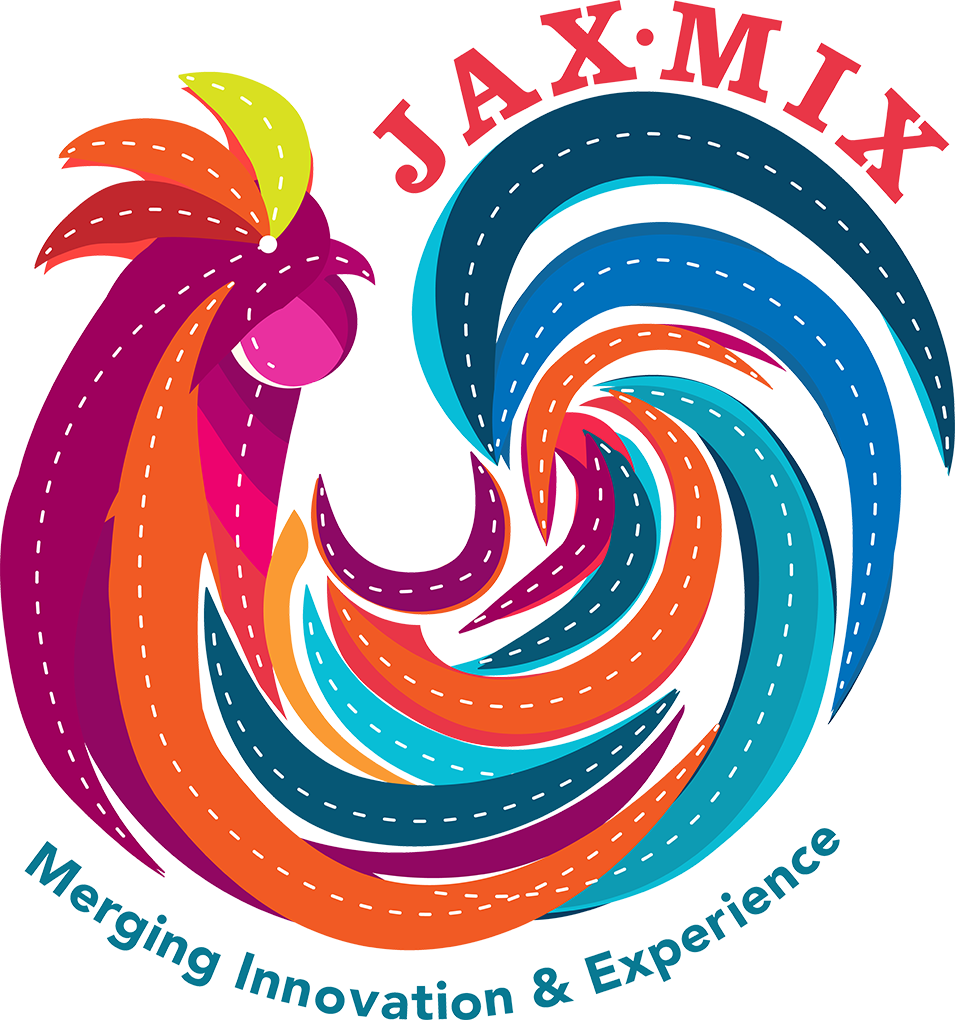 Jax Mix Logo with Rooster