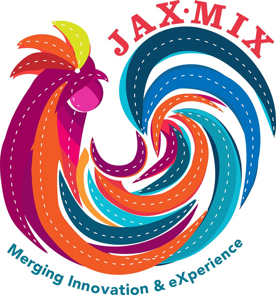 Jax Mix Logo with Rooster