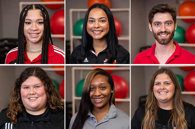 composite image of Master's of Athletic Training students