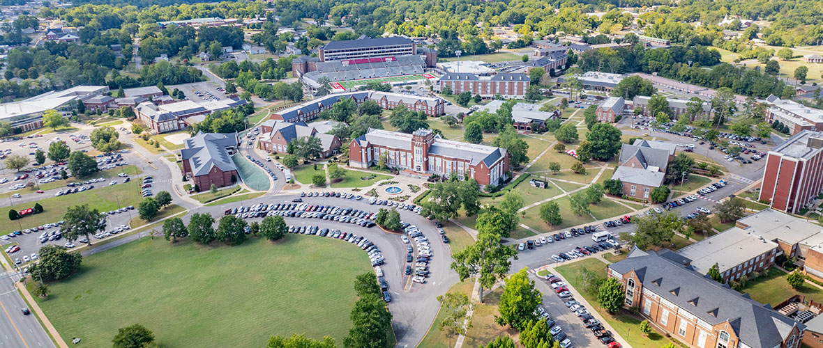 Angle Hall Drone Photo
