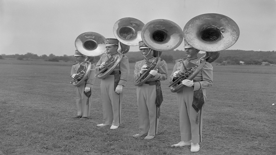 1962-1963 JSU Marching Southerners Tuba Line