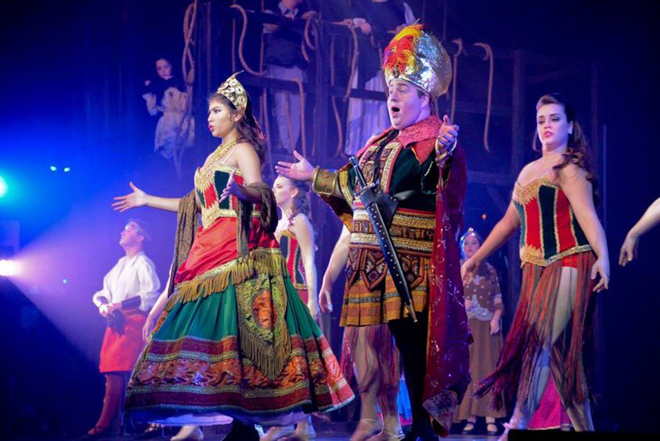 Phantom of the Opera Cast on Stage