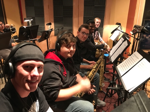 JSU Jazz Saxophones in Studio