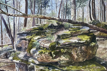 Elaine Booth painting