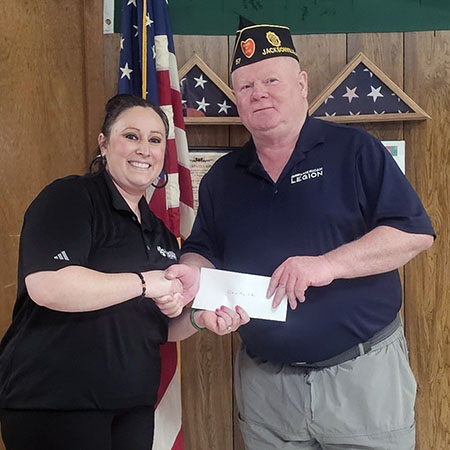 American Legion donates $250