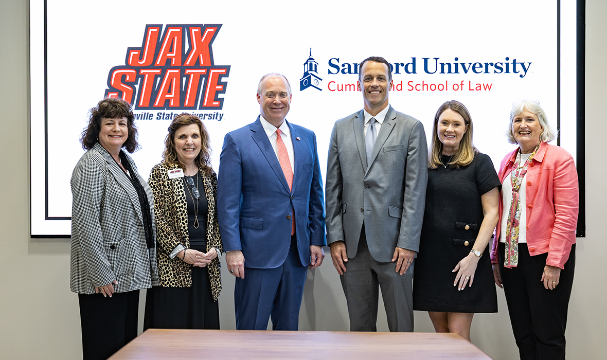 MOU Signing with Jax State and Cumberland School of Law Reps