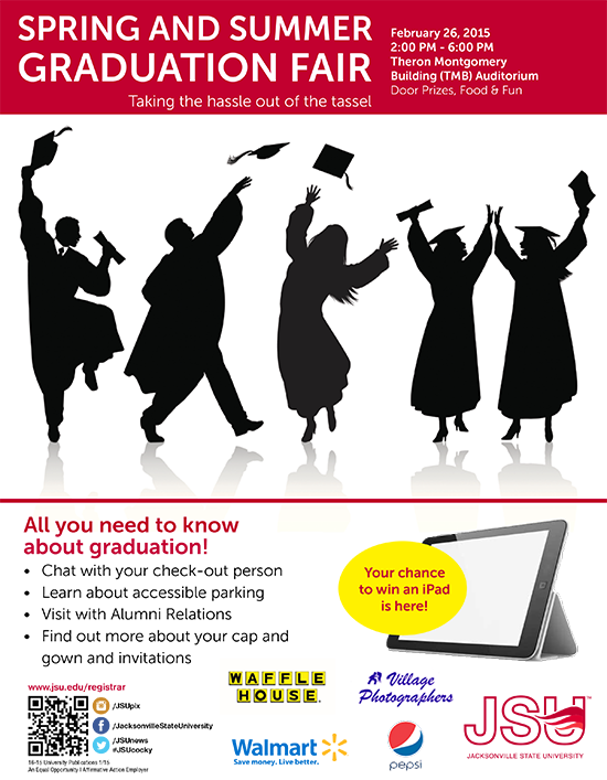 Spring and Summer Graduation Fair Set for February 26 JSU News